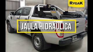 Jaula Antivuelco Grúa Pluma Hidráulica Para Pick Up Rygak [upl. by Adelind192]