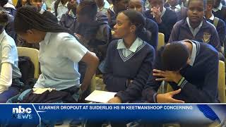 Learner dropout at Suiderlig High School a concern  nbc [upl. by Llorre]