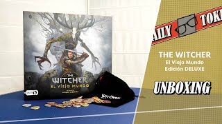 THE WITCHER El viejo mundo  Edición DELUXE  Unboxing [upl. by Norabal37]