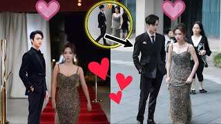 Xu Kai And Cheng Xiao Red Carpet Debut as a Couple [upl. by Nyrek932]