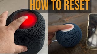 How to Reset Homepod Mini or Homepod 2nd gen homepodmini [upl. by Earezed]