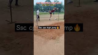 High jump Belly type ssc cpo highjump ssccpo athlete [upl. by Nichy]