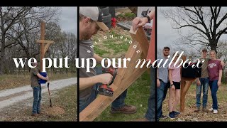 Creating a Secure Mailbox Setup DIY Build amp Installation Journey  Our First Home Project [upl. by Alduino524]