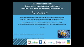 Webinaire 7  Trouble du développement sévère et vie affective [upl. by Alber]