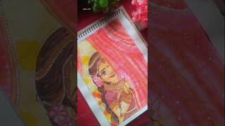 Radha rani ji ki drawing 🦚 beautiful 💗shorts drawing radharani [upl. by Thomsen]