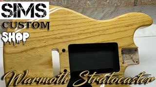 Warmoth Stratocaster guitar body  Paint by Sims Custom Shop [upl. by Izabel708]