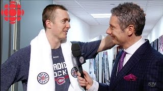 CBC Interview with Ben Scrivens February 6 2016 [upl. by Delmer615]