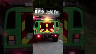 New from FireTech  Omen Warning light bar  FDIC 2023 fdic2023 firetech fireapparatus [upl. by Corney]