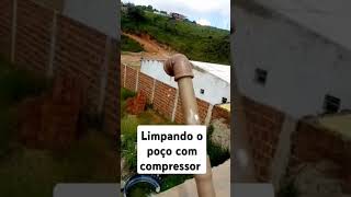 Limpando o poço de Aldemir com o compressor 2000 litros por hora [upl. by Penhall]