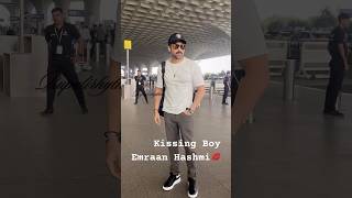 Kissing Boy Emraan Hashmi spotted at Mumbai airport  Rupalirhythm [upl. by Aekal423]