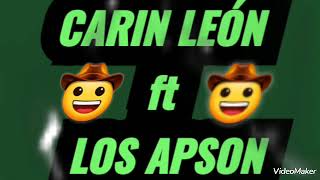 No Hay Amor  Carin León ft Los Apson  Karaoke [upl. by Sarchet215]