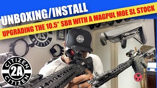 quotUpgrade Alert Unboxing amp Installing the Magpul MOE SL Stock on Your Riflequot [upl. by Thaine590]