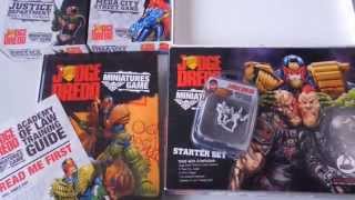 Ausgepackt Judge Dredd Miniatures Game  Phantasos Studio Unboxing [upl. by Ermin]