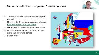 Inaugural British Pharmacopoeia Webinar 160924 [upl. by Ayotac]