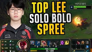 T1 Doran is a SOLO BOLO BEAST  Best of LoL KR SoloQ Q Highlights [upl. by Ydnarb]