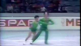 Carruthers amp Carruthers USA  1982 Worlds Pairs Short Program Secondary Broadcast Feed [upl. by Selym]