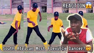 The Most Flexible Dancer in South Africa🤯  Robot Boii Dancing To Ulazi’s song “Yeh”  Reaction [upl. by Aihtniroc]