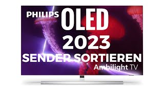 Philips OLED 2023 Sender sortieren [upl. by Campman]