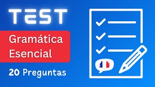 🇫🇷 Prueba Tu Nivel De GRAMÁTICA Francesa Esencial A1 [upl. by Catima]