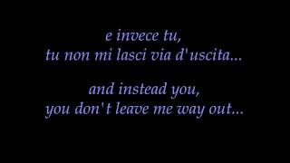 Gianluca Grignani  La mia storia tra le dita Italian and english lyrics [upl. by Asilegna]