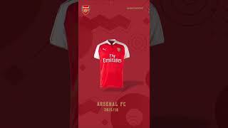 Arsenal Home Kit 20082010 to 20232024 [upl. by Ivory]