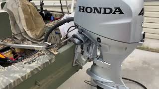 2023 Honda BF40D problem [upl. by Oba877]