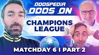 Odds On Champions League Predictions 202324 Matchday 6 Wed Best Football Betting Tips [upl. by Gilletta591]