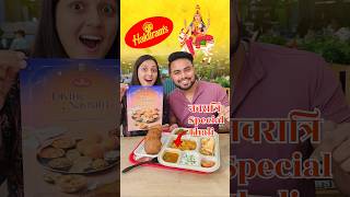 Haldirams 425₹ Navratri Special Thali🙏🏻Navratri Vrat Ki Thali navratri jaimatadi food shorts [upl. by Florri210]