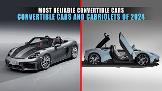 5 Best Convertible Cars and Cabriolets of 2024  Most Reliable Convertible Cars [upl. by Pearlman761]