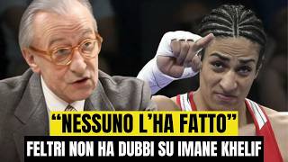 Olimpiadi Feltri non ha dubbi su Imane Khelif “Nessuno lo ha fattoquot [upl. by Stout489]