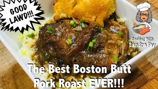 How To Make The Best Boston Butt Pork Roast Ever  Crockpot Slow Cooker Pot Roast Recipe [upl. by Allebara]