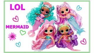 🌊 4 New LOL Surprise Tweens Mermaids Dolls 🪸 [upl. by Aenneea]