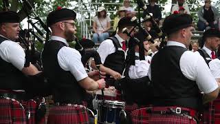 Peel Regional Police Pipe Band Grade 2 MSR  Glengarry Highland Games 2022 [upl. by Nalhsa]