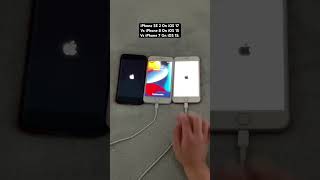 iPhone SE 2 On iOS 17 Vs iPhone 8 On iOS 15 Vs iPhone 7 On iOS 15 Startup Test [upl. by Yrhcaz]