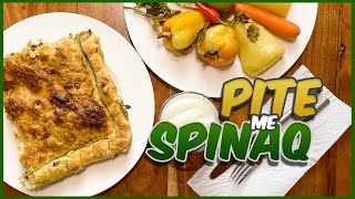 Recept per Pite me Spinaq  Pite mit Spinat  Börek mit Spinat  Receta per Pite me Spinaq  Shqip [upl. by Nenney554]