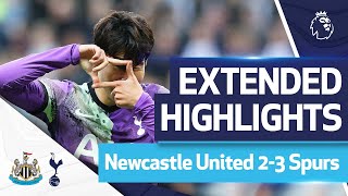 Extended Highlights  Newcastle United 23 Spurs  Ndombele Kane amp Son [upl. by Kala]