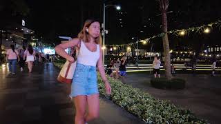 BGC Bonifacio High Street Nigh Walk  Taguig Metro Manila  Bonifacio Global City Walking Tour [upl. by Aloel]