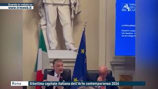 Roma  Gibellina capitale italiana dellArte contemporanea 2026 [upl. by Selry]