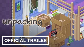 Unpacking  Official Trailer  Summer of Gaming 2021 [upl. by Kitrak]