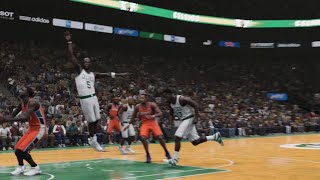 Kevin Garnett KG Block From Behind  08 Celtics vs 08 Bobcats  NBA 2K23 PS5 [upl. by Leonardo]