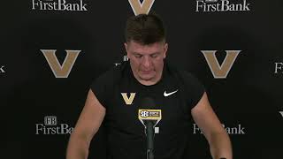 Vanderbilt Football  Diego Pavia Alabama Postgame [upl. by Wieche51]