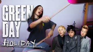 Green Day  Holiday Drum Cover [upl. by Eelan]