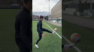 The best way to improve your first touch 👟⚽️🧱 [upl. by Etyam849]