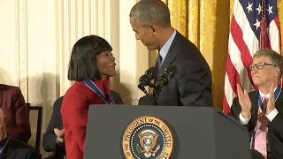 Cicely Tyson Awarded Medal Of Freedom [upl. by Sokairyk346]