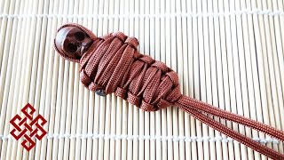 How to Make the King Mummy Paracord Lanyard Tutorial [upl. by Watts]