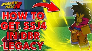 HOW TO GET SSJ4 IN DRAGON BALL R LEGACY [upl. by Baecher]