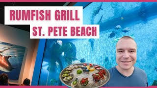 RumFish Grill in St Pete Beach  Dining Experience with Huge 3500gallon Aquarium [upl. by Ahsienahs]