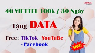 Cách Đăng Ký Gói Mạng Viettel 100K 1 Tháng  Tìm Hiểu Ưu Đãi Đặc Biệt Ngay Hôm Nay [upl. by Aia]