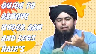 Guide to Remove Under Arms and Legs Hairimlikitabi truemuslim EMAM EngineerMuhammadAliMirza [upl. by Ydassac]