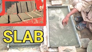 How to make cement headstone for grave  Making tombstone  Unique cement craft ideas slab [upl. by Gabbey]